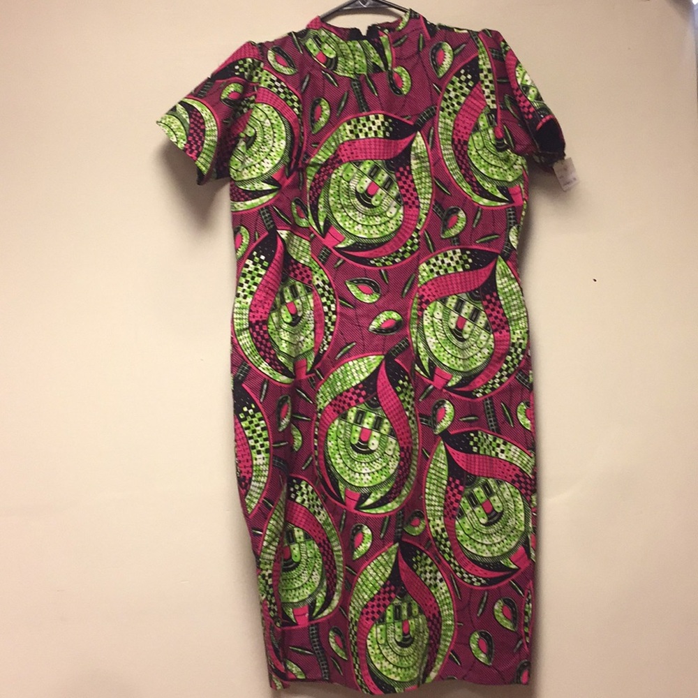 Beautiful Ankara Turtleneck dress